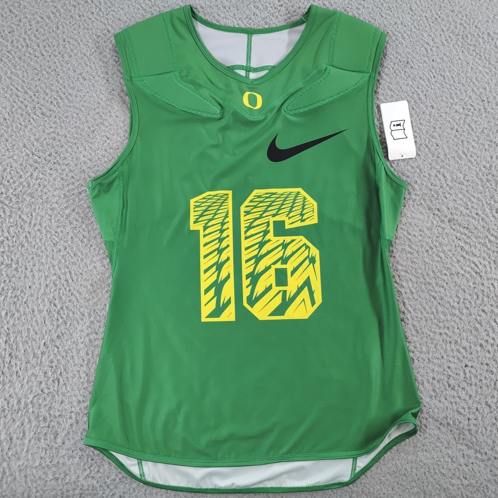 Nike Oregon Ducks Football Shirt Large Padded Digital Vapor Speed 826498 NEW